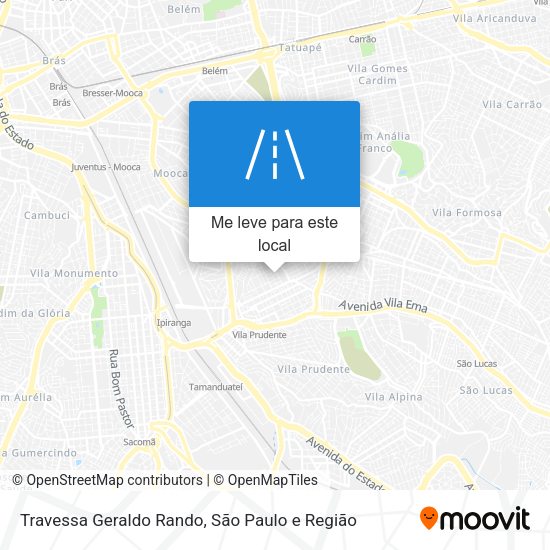 Travessa Geraldo Rando mapa