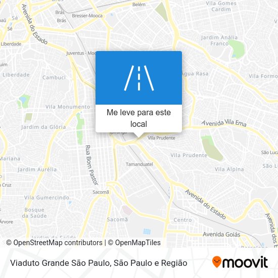 Viaduto Grande São Paulo mapa