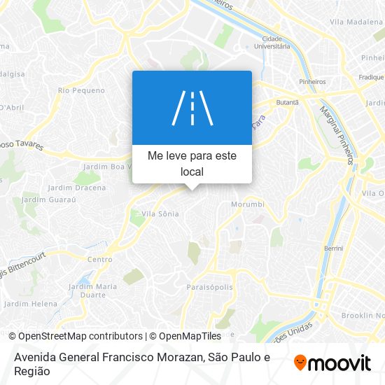 Avenida General Francisco Morazan mapa