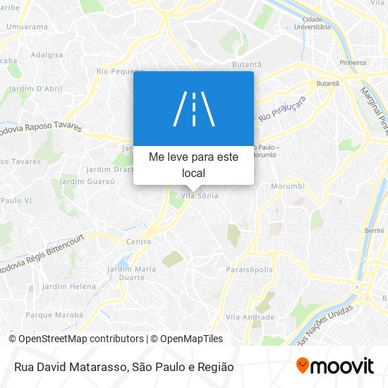 Rua David Matarasso mapa