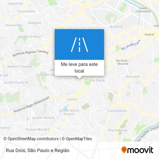 Rua Dois mapa