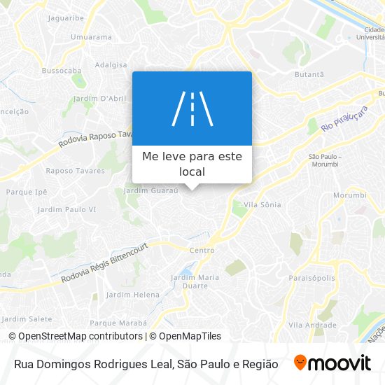 Rua Domingos Rodrigues Leal mapa