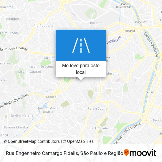 Rua Engenheiro Camargo Fidelis mapa