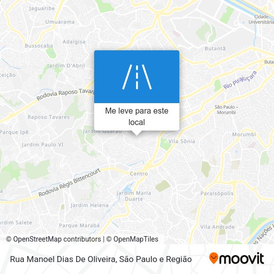 Rua Manoel Dias De Oliveira mapa