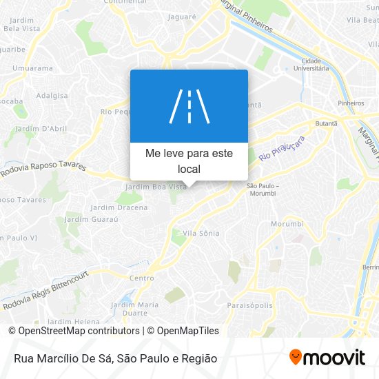 Rua Marcílio De Sá mapa