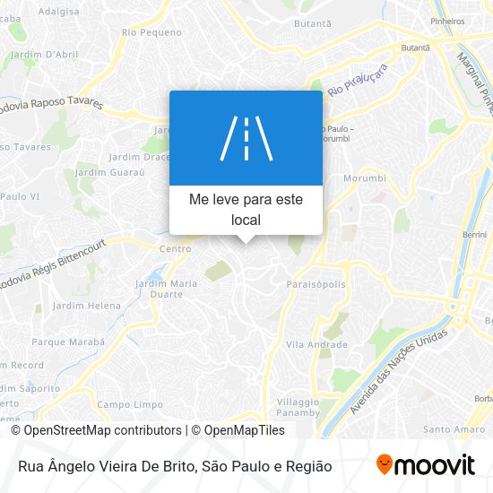Rua Ângelo Vieira De Brito mapa