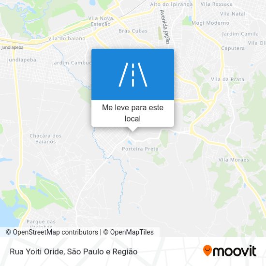 Rua Yoiti Oride mapa
