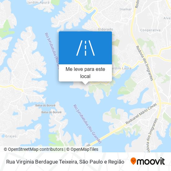 Rua Virginia Berdague Teixeira mapa