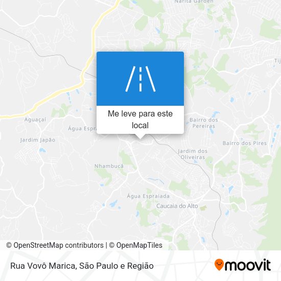 Rua Vovô Marica mapa