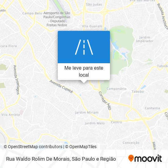 Rua Waldo Rolim De Morais mapa