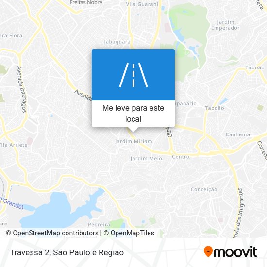 Travessa 2 mapa