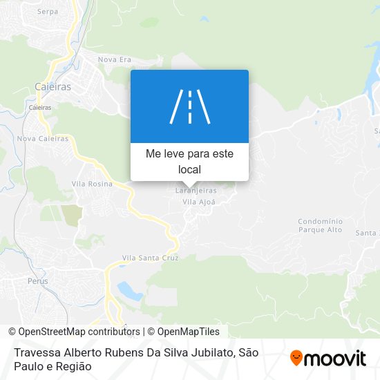 Travessa Alberto Rubens Da Silva Jubilato mapa