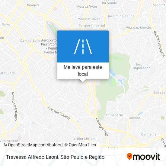 Travessa Alfredo Leoni mapa