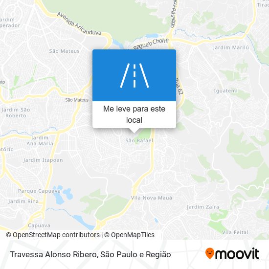 Travessa Alonso Ribero mapa