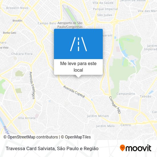 Travessa Card Salviata mapa
