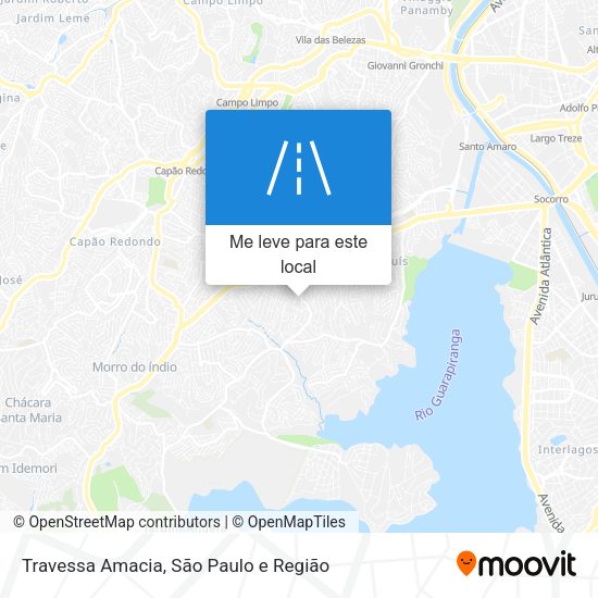 Travessa Amacia mapa