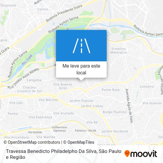 Travessa Benedicto Philadelpho Da Silva mapa