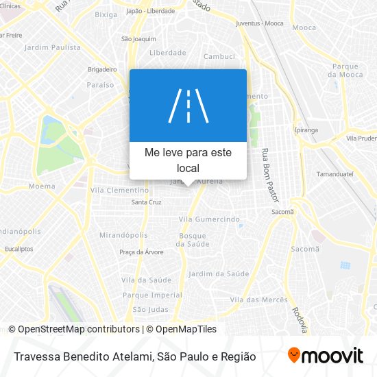 Travessa Benedito Atelami mapa