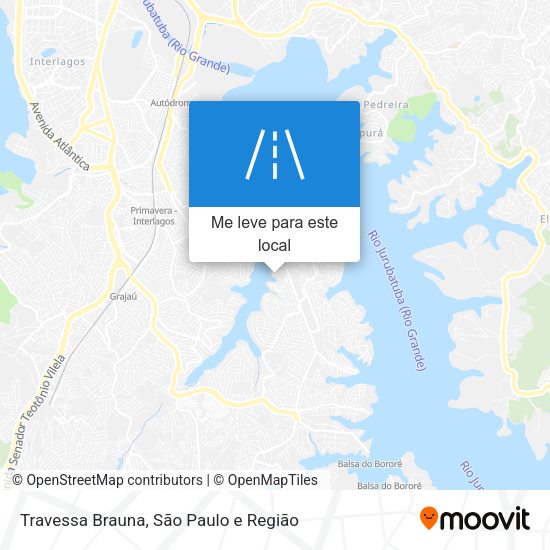 Travessa Brauna mapa