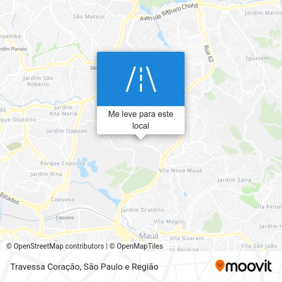 Travessa Coração mapa
