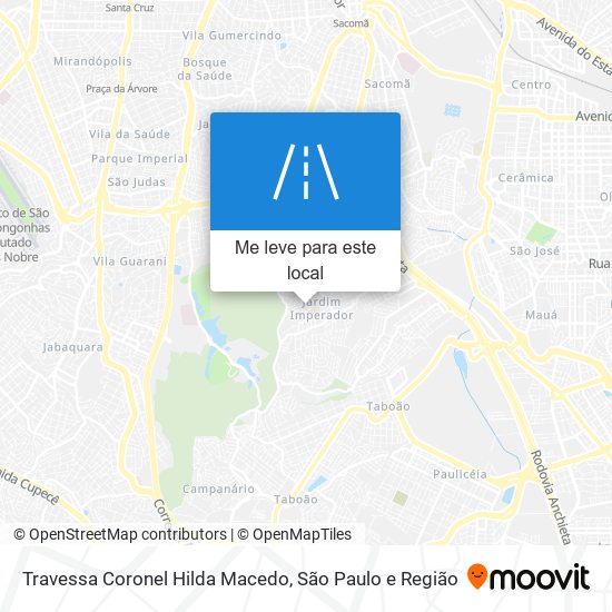 Travessa Coronel Hilda Macedo mapa