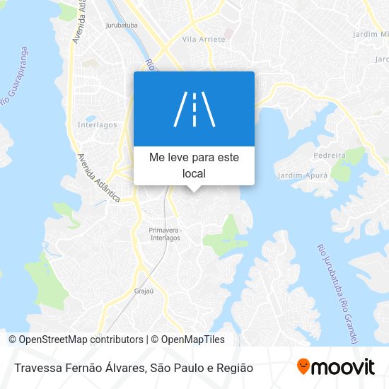 Travessa Fernão Álvares mapa