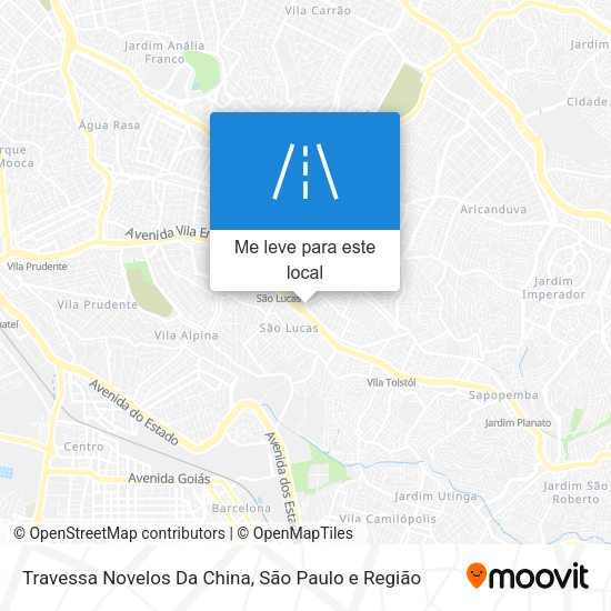 Travessa Novelos Da China mapa