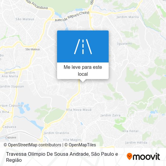 Travessa Olímpio De Sousa Andrade mapa