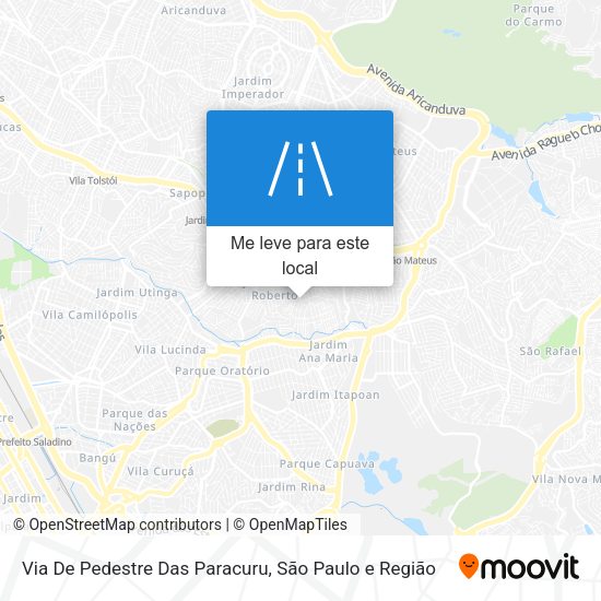 Via De Pedestre Das Paracuru mapa