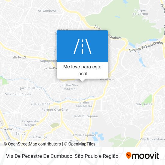Via De Pedestre De Cumbuco mapa