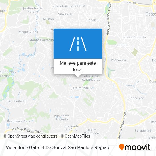 Viela Jose Gabriel De Souza mapa