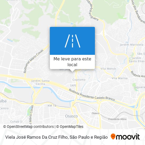 Viela José Ramos Da Cruz Filho mapa