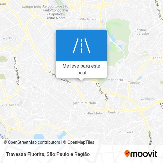 Travessa Fluorita mapa