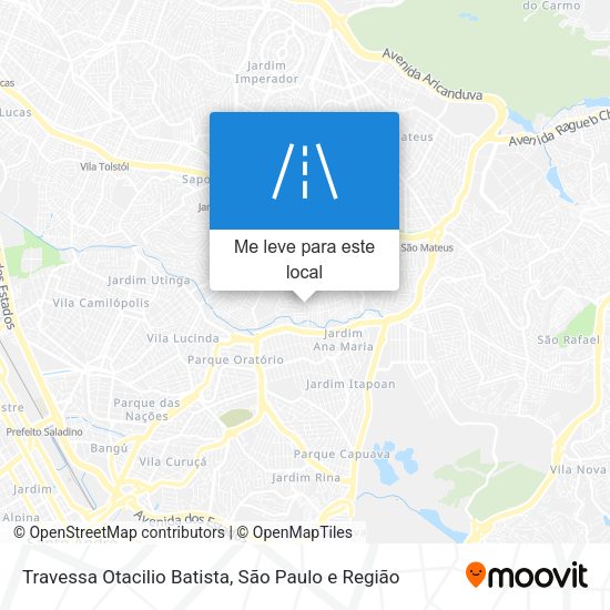 Travessa Otacilio Batista mapa