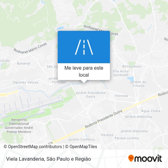 Viela Lavanderia mapa