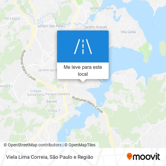 Viela Lima Correia mapa