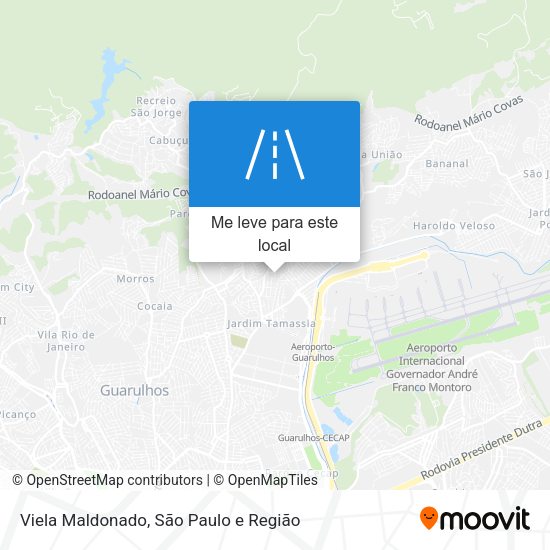 Viela Maldonado mapa