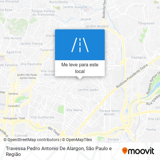 Travessa Pedro Antonio De Alargon mapa