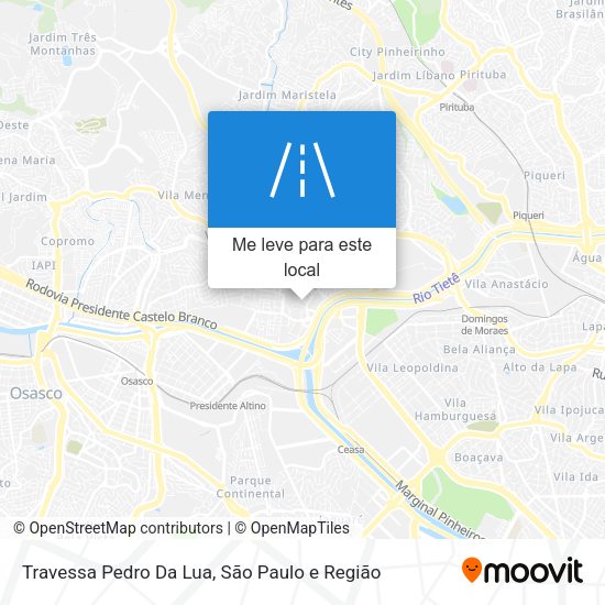 Travessa Pedro Da Lua mapa