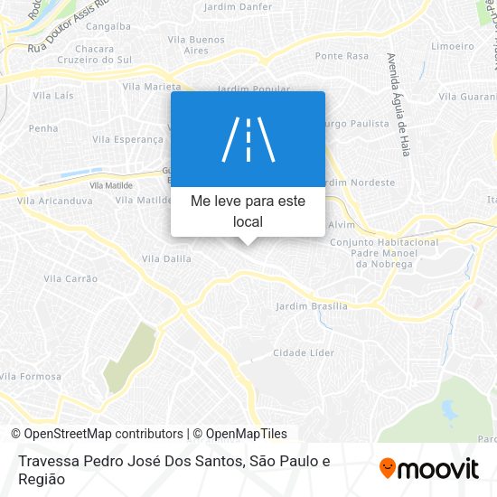 Travessa Pedro José Dos Santos mapa