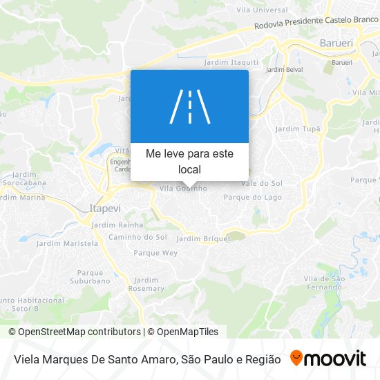 Viela Marques De Santo Amaro mapa