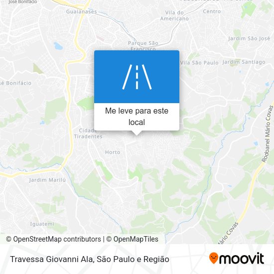 Travessa Giovanni Ala mapa