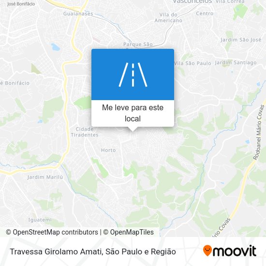 Travessa Girolamo Amati mapa