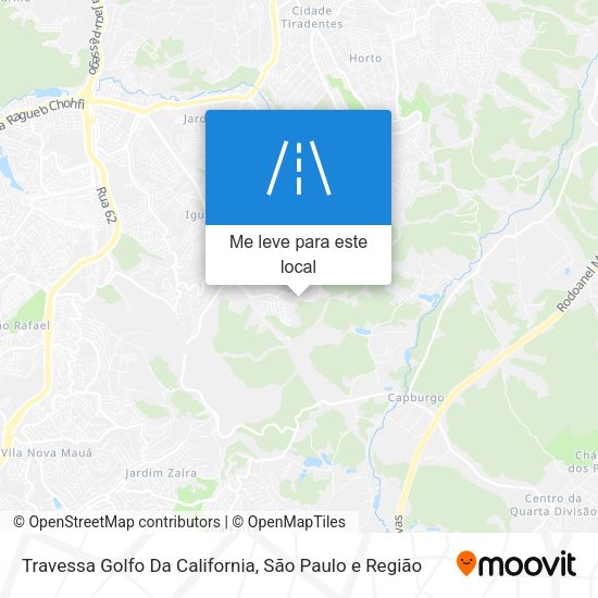 Travessa Golfo Da California mapa