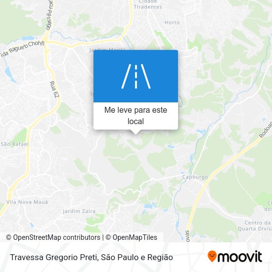 Travessa Gregorio Preti mapa