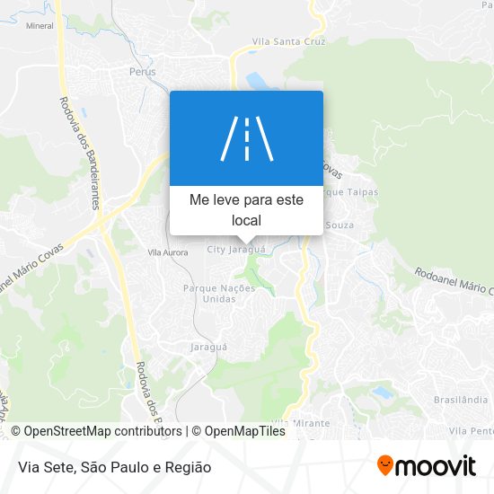 Via Sete mapa