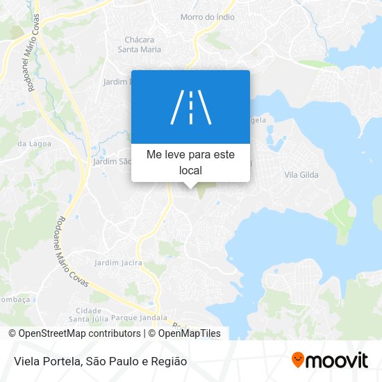 Viela Portela mapa
