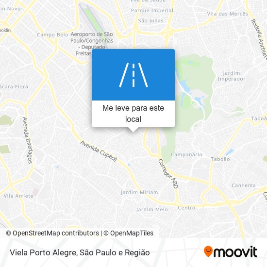 Viela Porto Alegre mapa