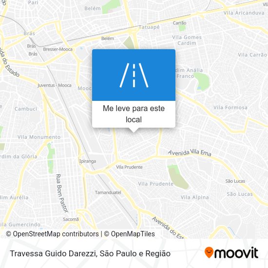 Travessa Guido Darezzi mapa