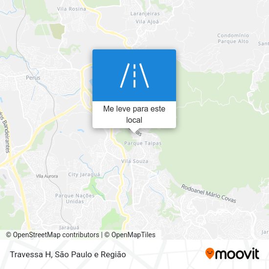 Travessa H mapa
